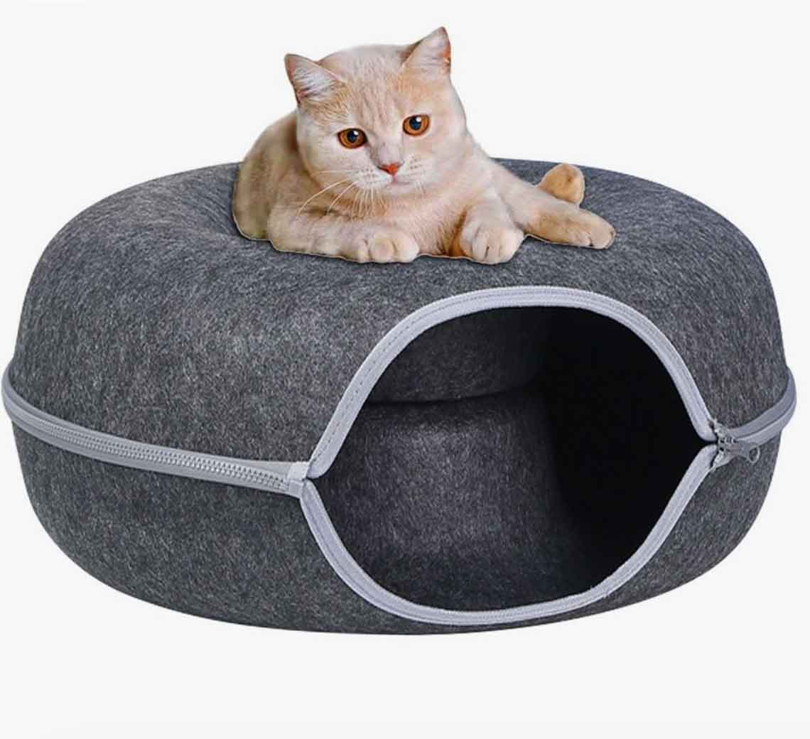 Cama Dona Túnel para Gatos